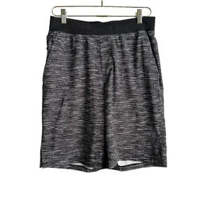 Lululemon T.H.E. Short All Court Texture White Black Stretch Linerless Quick Dry